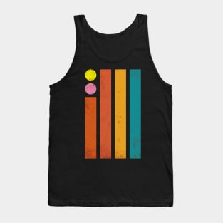 Circle and Vertical Line Tank Top